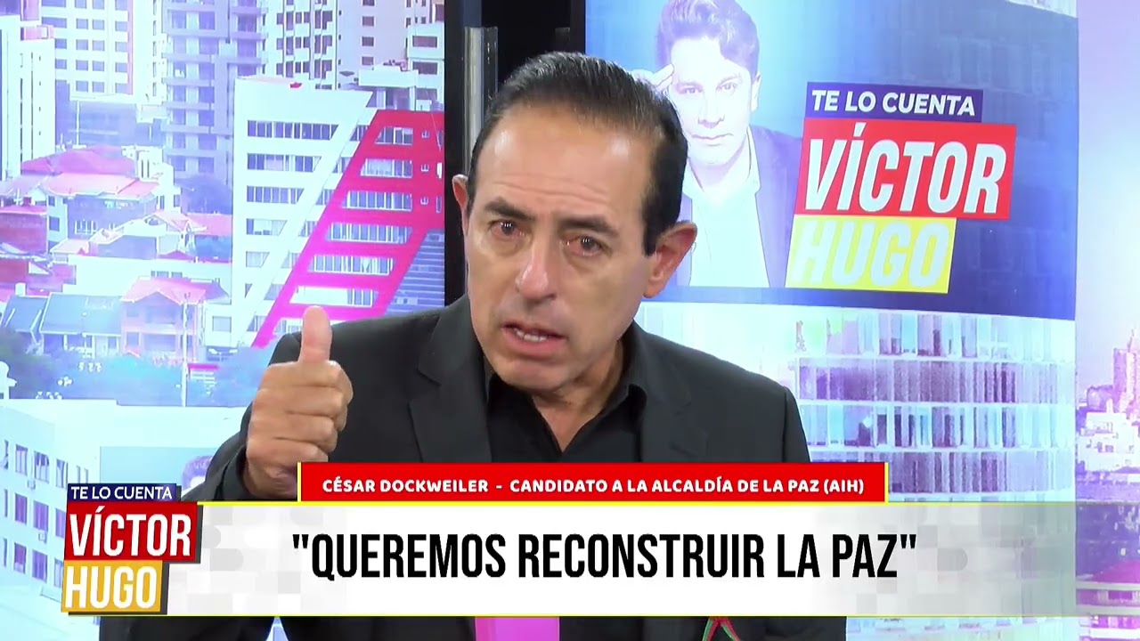 CÉSAR DOCKWEILER PRESENTA SU VISIÓN PARA TRANSFORMAR LA CIUDAD DE LA PAZ