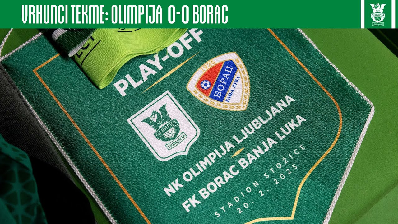 Vrhunci tekme: Olimpija 0-0 Borac