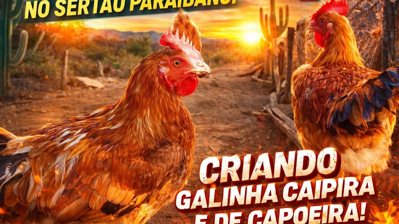 🐓💥 Você Nunca Viu Uma Criação de Galinha Assim no Sertão!