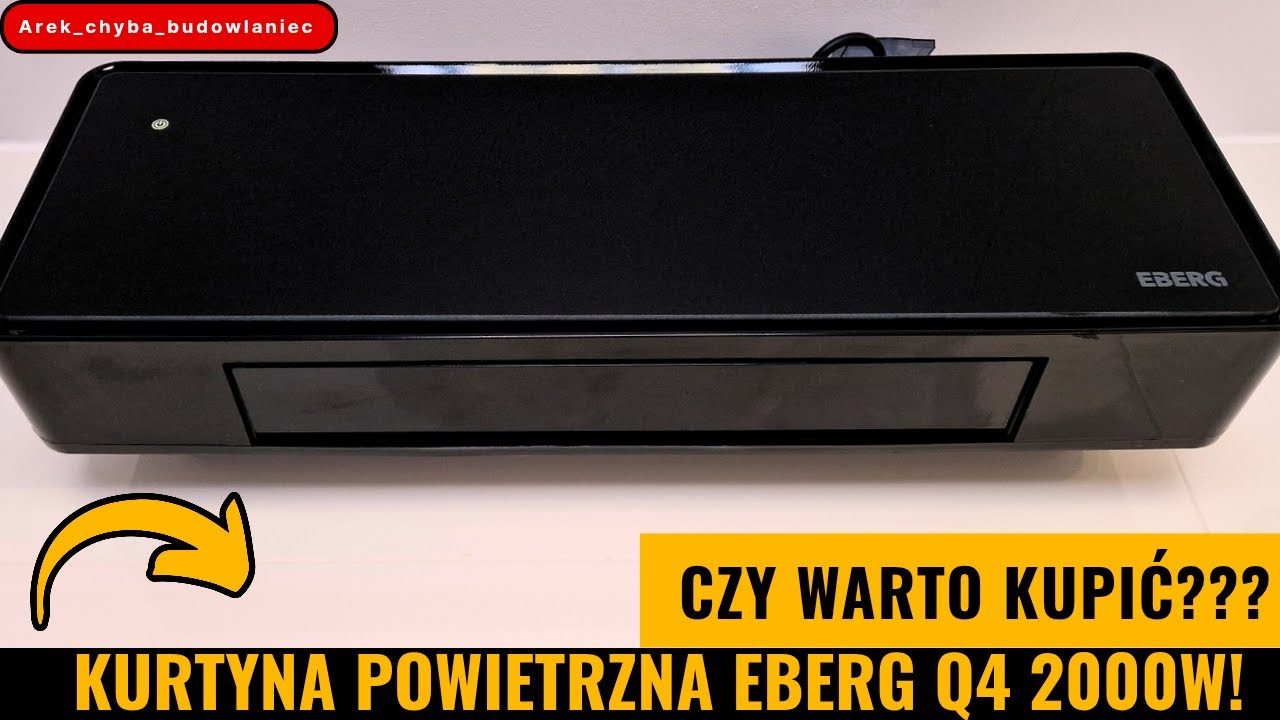 Kurtyna powietrzna EBERG. 2000W! Tanie ogrzewanie! Czy warto za 199 złotych? #ogrzewanie #kurtyna