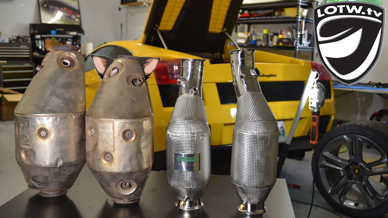 Lamborghini Gallardo Cat Replacement:  Why you should & How to DIY (no bumper/or exhaust removed)