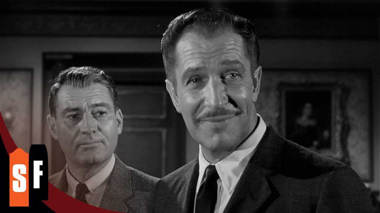 House on Haunted Hill - Vincent Price (1/1) Haunted House Party Rules (1959) HD