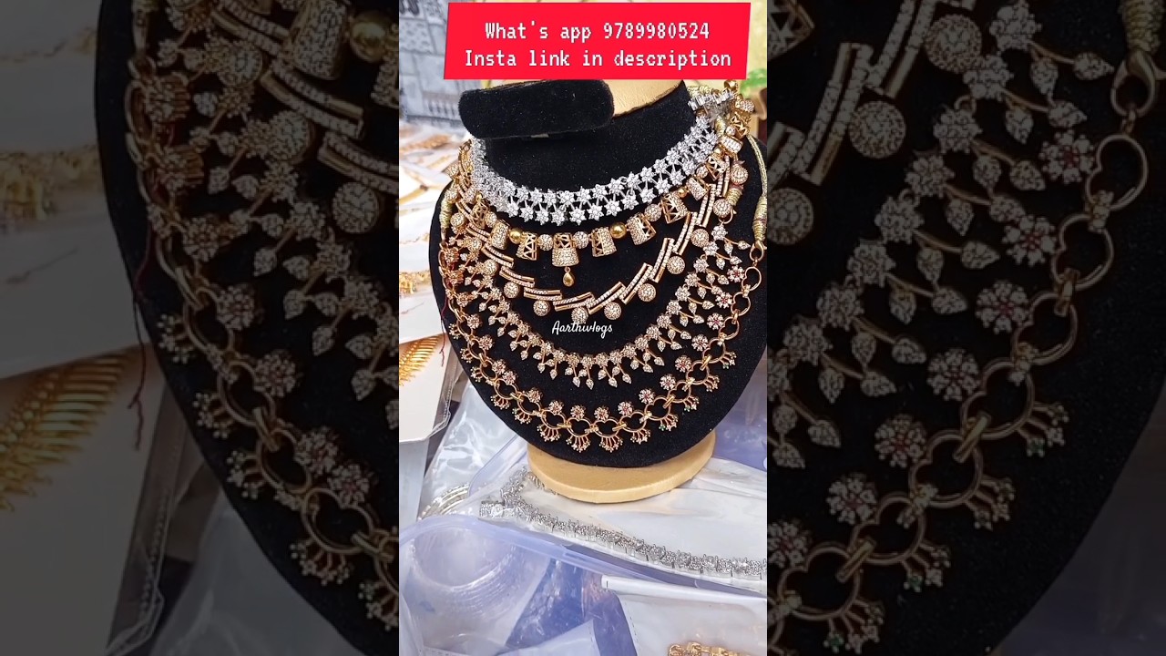 Imitation jewellery shop at t nagar #tnagarstreetshopping #imitationjewellery #streetshopping