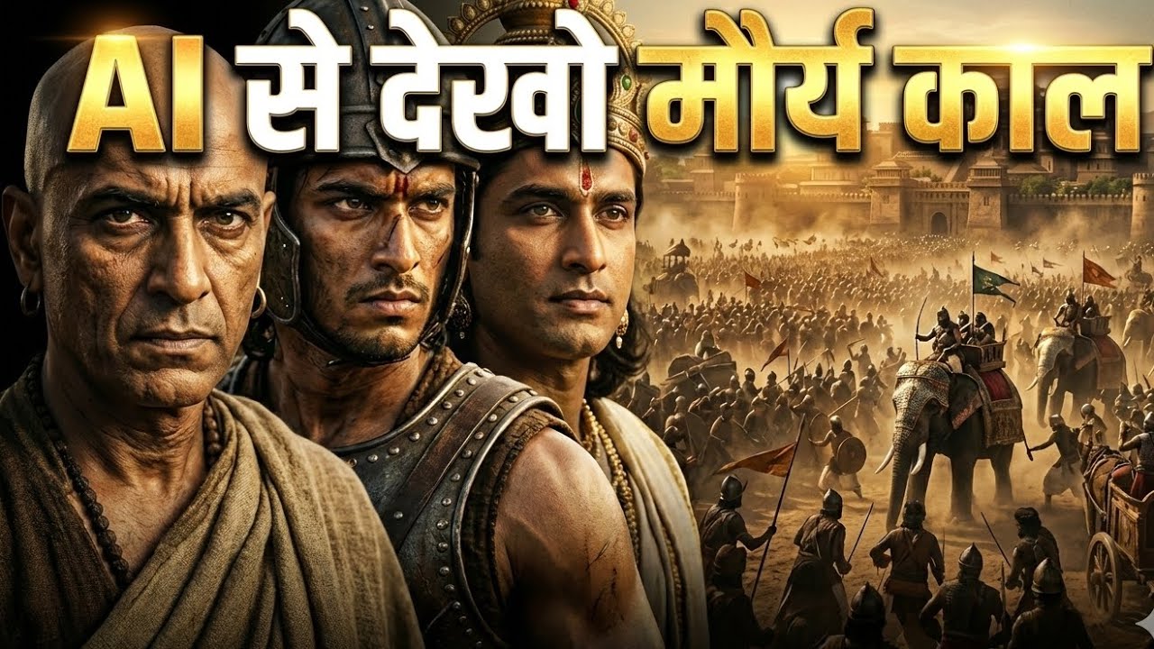 😱AI से देखो मौर्य साम्राज्य।। Maurya Empire ।। Complete Documentary In Hindi।। EP-1 With AI Visuals 