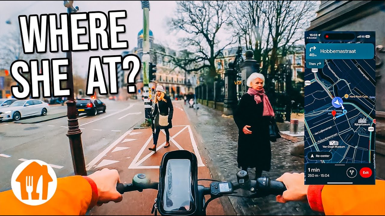 Where's this woman hiding? Amsterdam Food Delivery