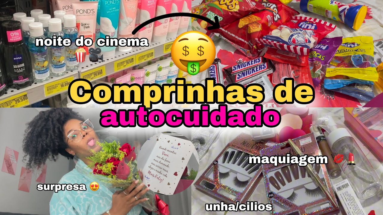 COMPRINHAS DE AUTOCUIDADO 💖🗣️ ganhei uma surpresa do meu namorado