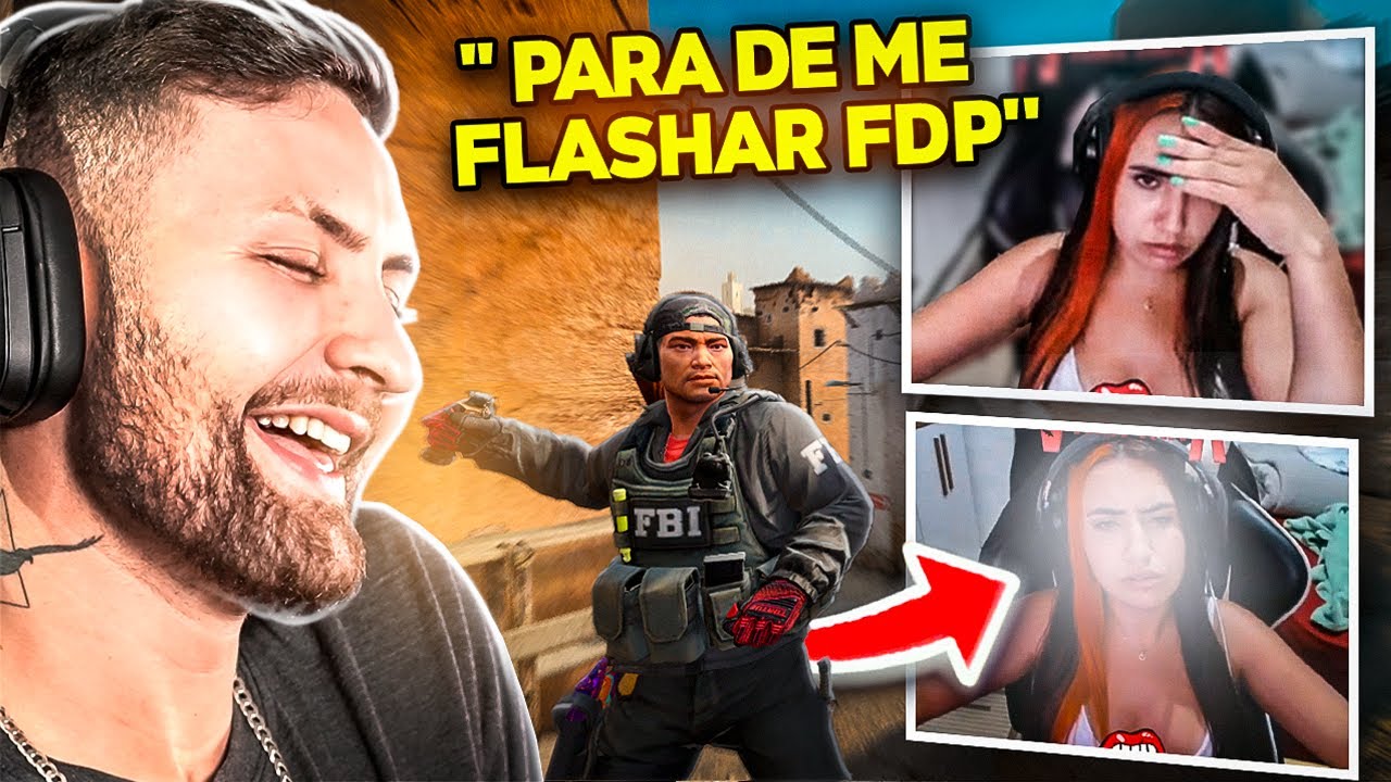 me fingi de COITADO e TROLEI a PARTIDA DESSA STREAMER!