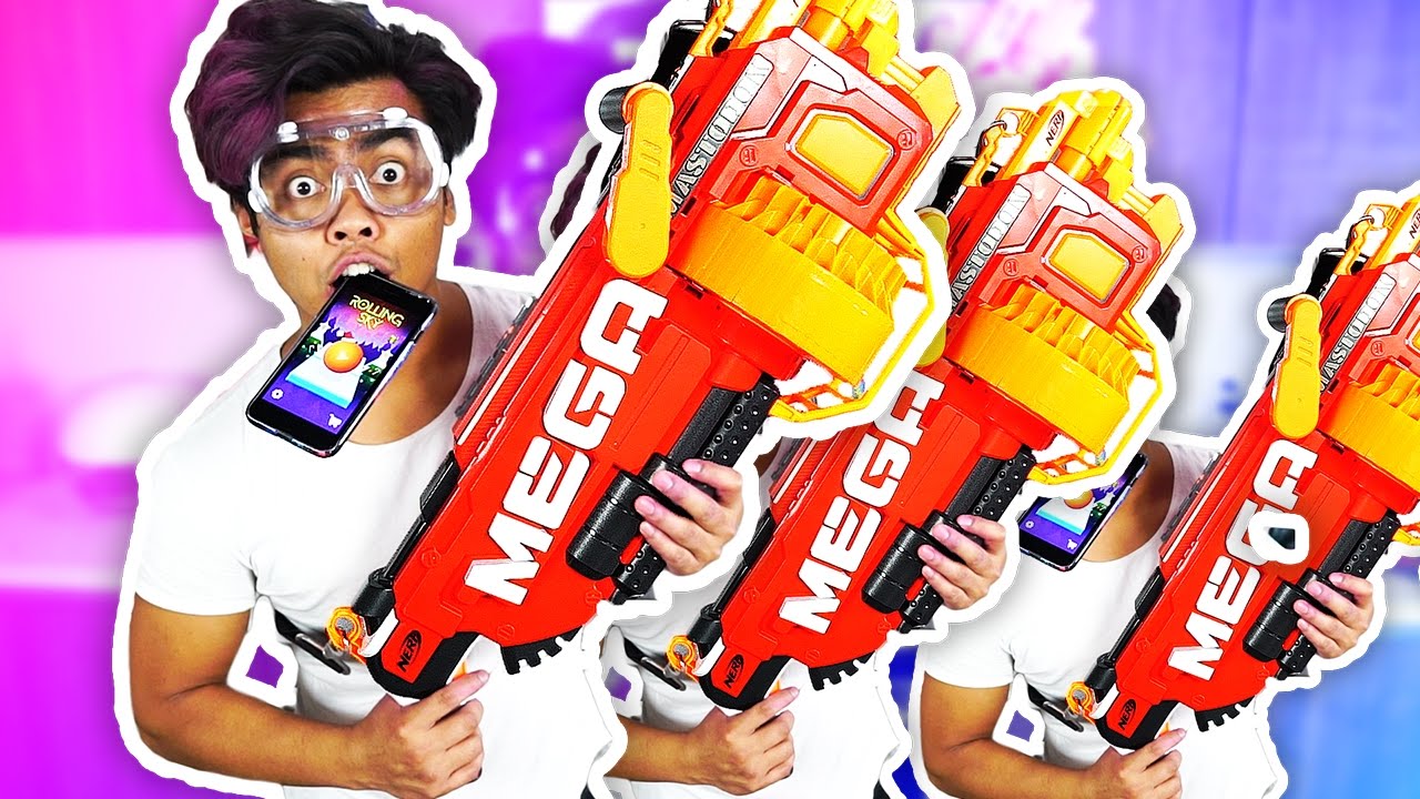 ROLLING SKY CHALLENGE | Nerf My Brother