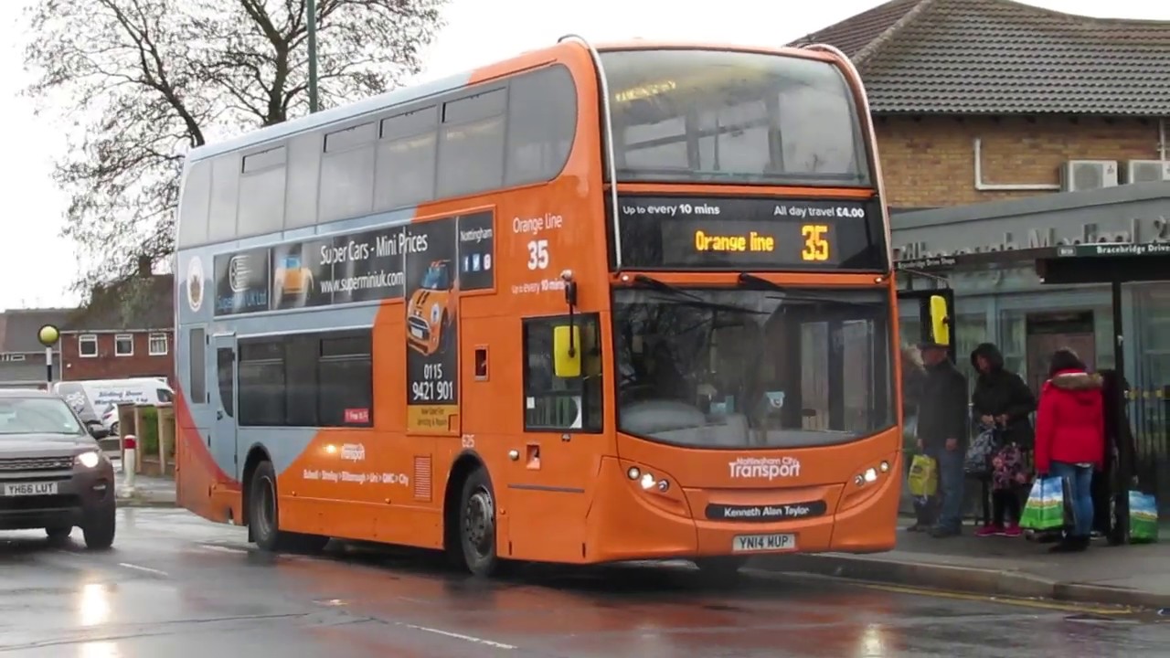 Buses Trains & Trams in Nottingham March 2019
