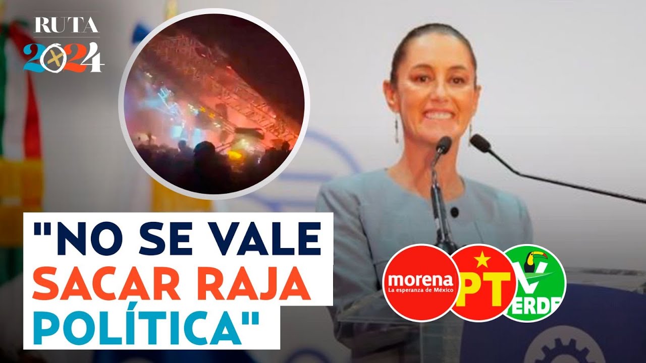 Vocero de Claudia Sheinbaum lamenta comentarios mal intencionados por colapso en mitin de MC