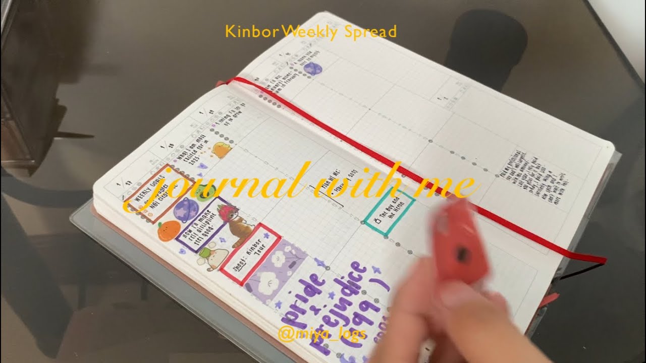 Journal with Me 📓 Kinbor Weekly Spread