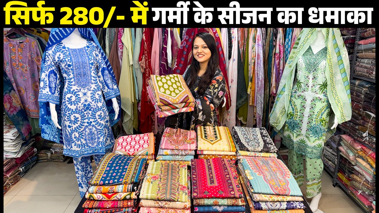 सस्ता लो सस्ता बेचो SUIT WHOLESALE MARKET SURAT | COTTON SUITS MANUFACTURERS IN SURAT | Salwar Suit