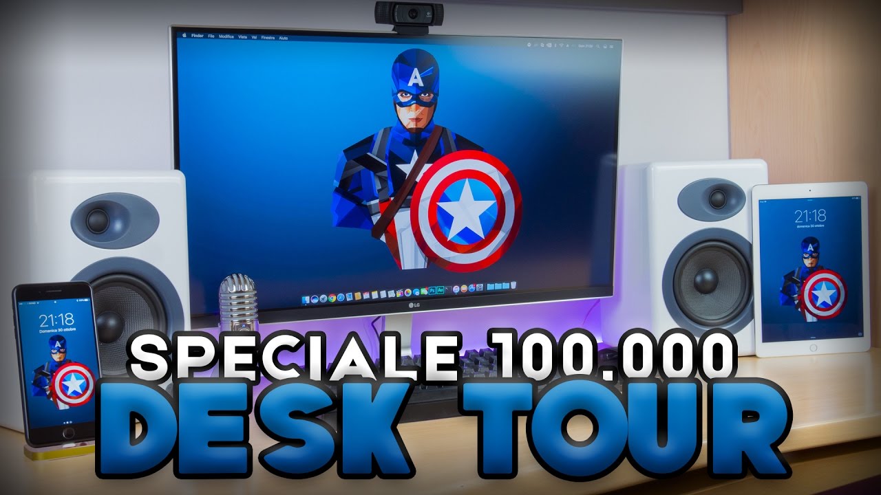 Desk Tour 2016 - Gaming & Editing Setup! [Speciale 100.000 Iscritti]