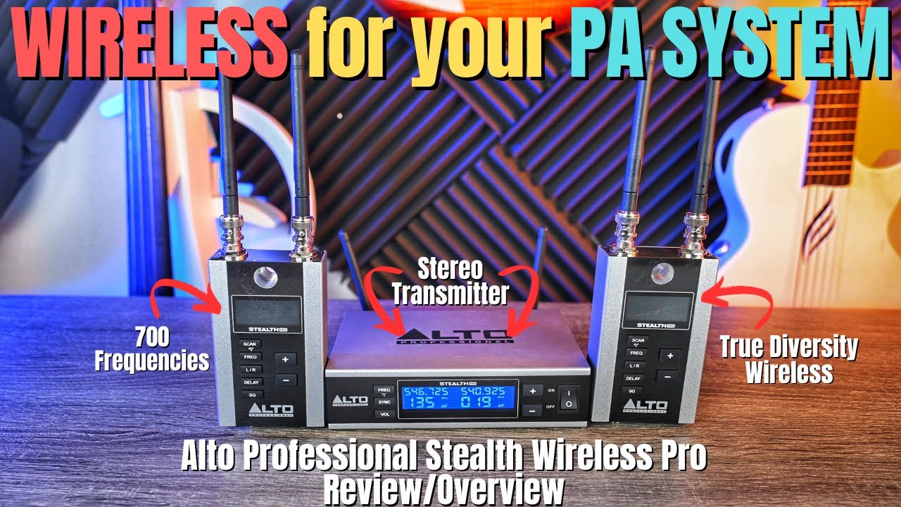 БЕСПРОВОДНОЕ ПОДКЛЮЧЕНИЕ ДЛЯ ВАШИХ СИСТЕМ PA-АКТИВНОСТИ - Alto Professional Stealth Wireless Pro