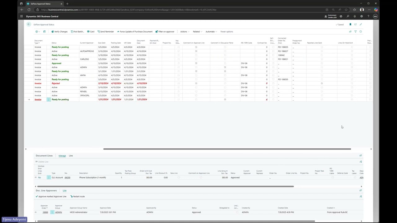 Summer Info Session: ExFlow Approval Status - Summer