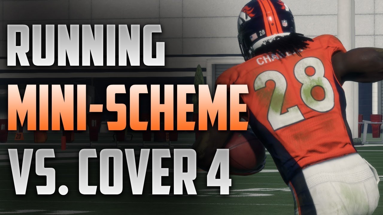 Madden 18 - Running vs. Cover 4 | Two Play Mini-Scheme