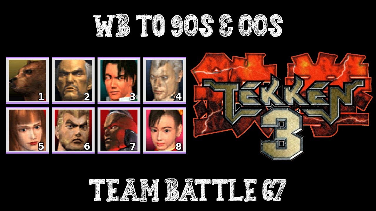 🎮 Tekken 3: Сложный уровень сложности | 🔥Режим командного боя №67 🔥| Геймплей Duckstation
