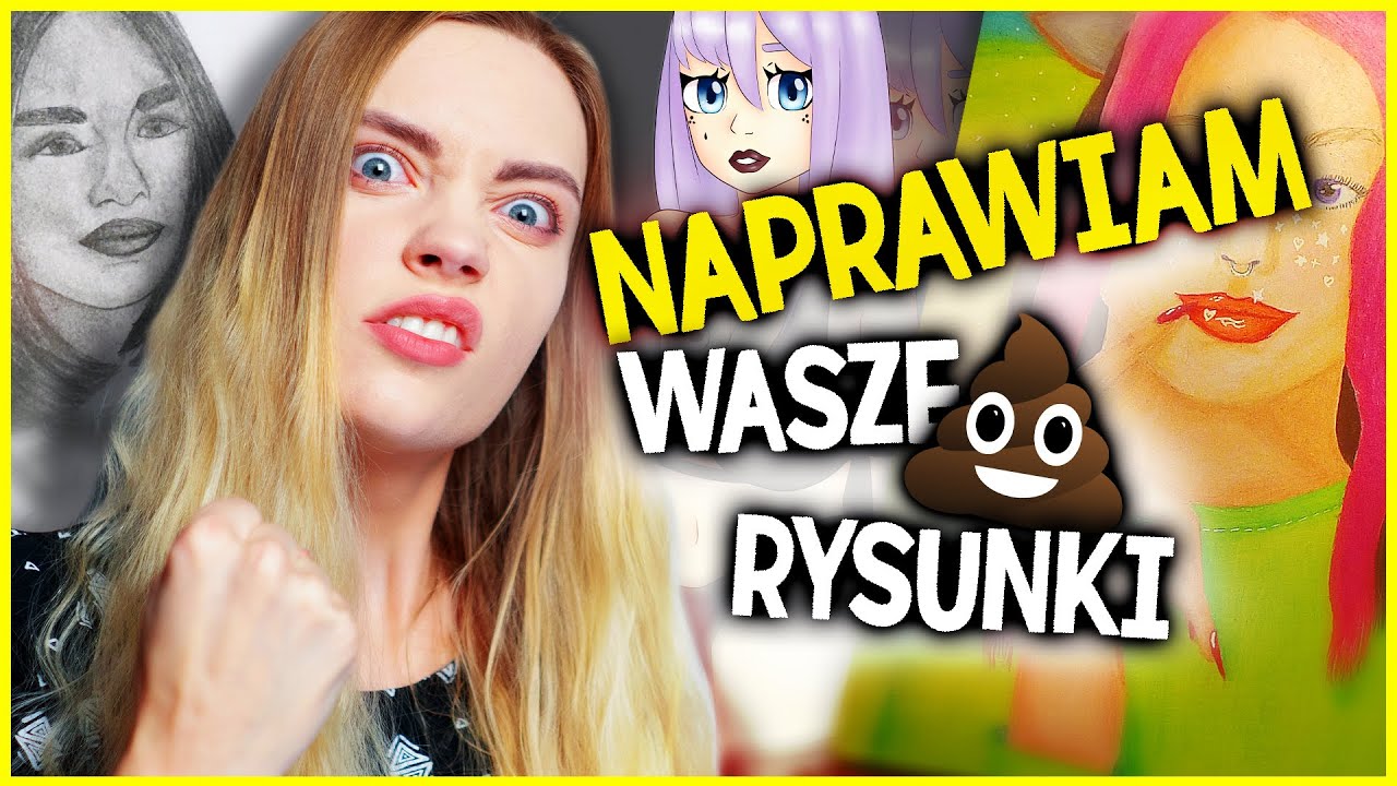 NAPRAWIAM wasze Rysunki *TĘCZOWE PASKUDZTWO*