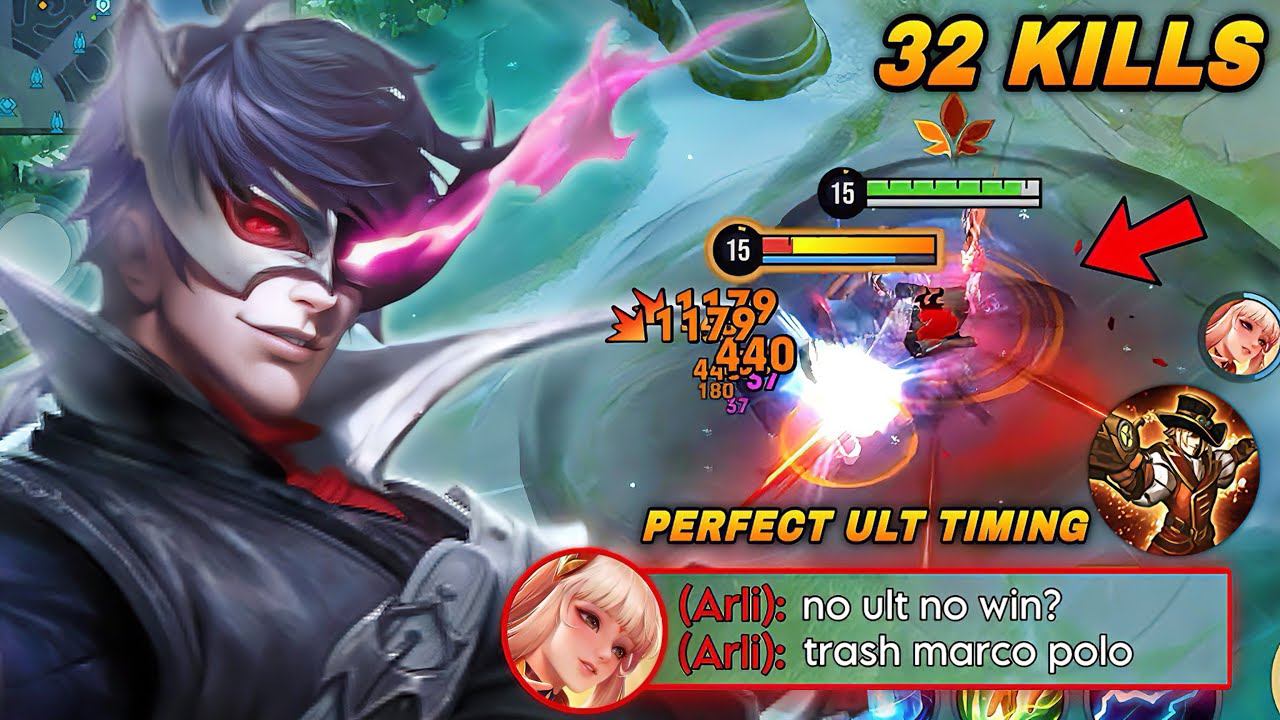 32 KILLS MARCO POLO PERFECT ULT TIMING! | MARCO BEST BUILD POLO BUILD & ARCANA | HONOR OF KINGS