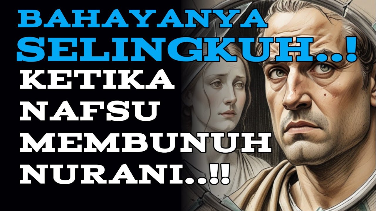 Bahayanya selingkuh!, ketika nafsu membunuh nurani || Filsafat stoikisme.