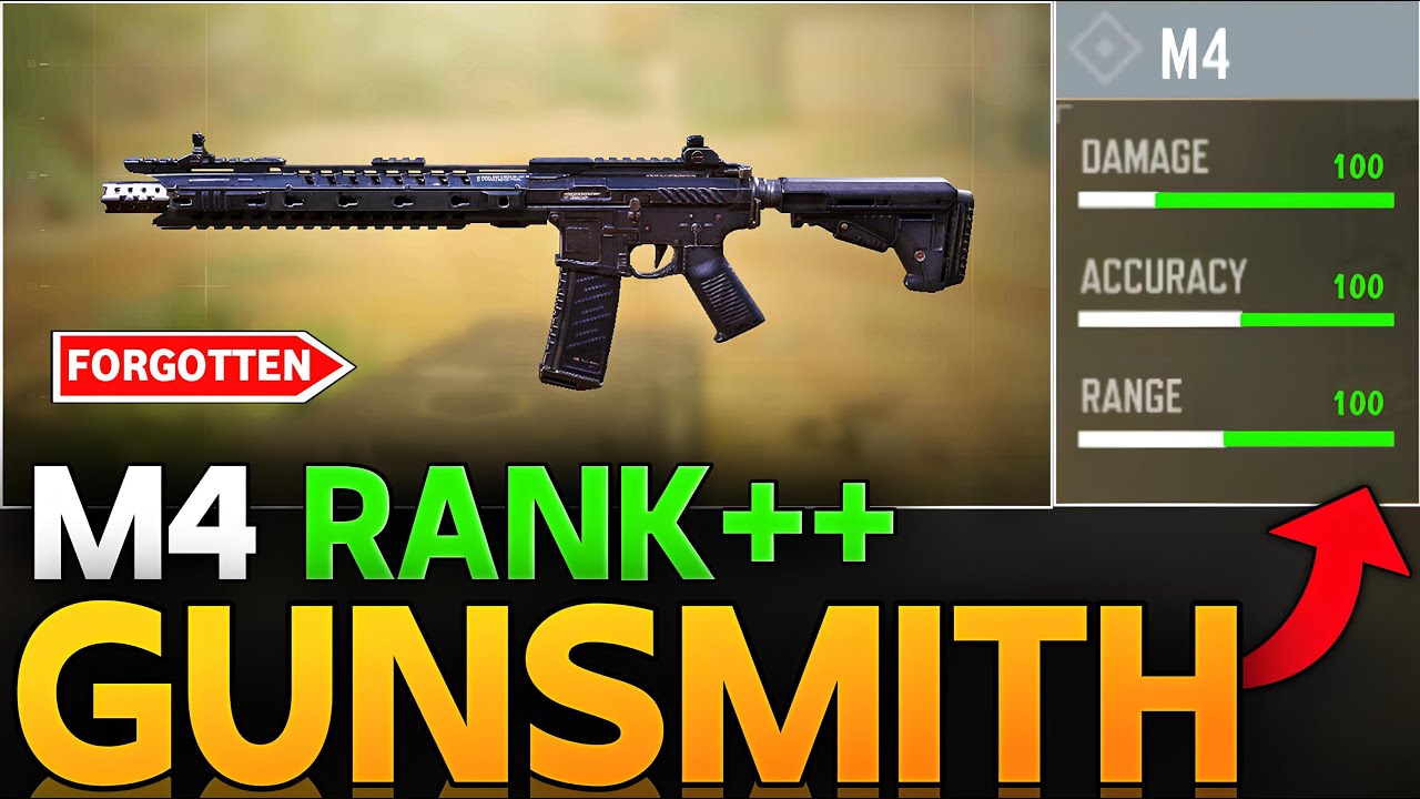 ЛУЧШИЙ ОРУЖЕЙНИК ИЗ THE FORGOTTEN GUN M4 В CALL OF DUTY MOBILE | ЛУЧШАЯ СБОРКА РАНГА M4 |