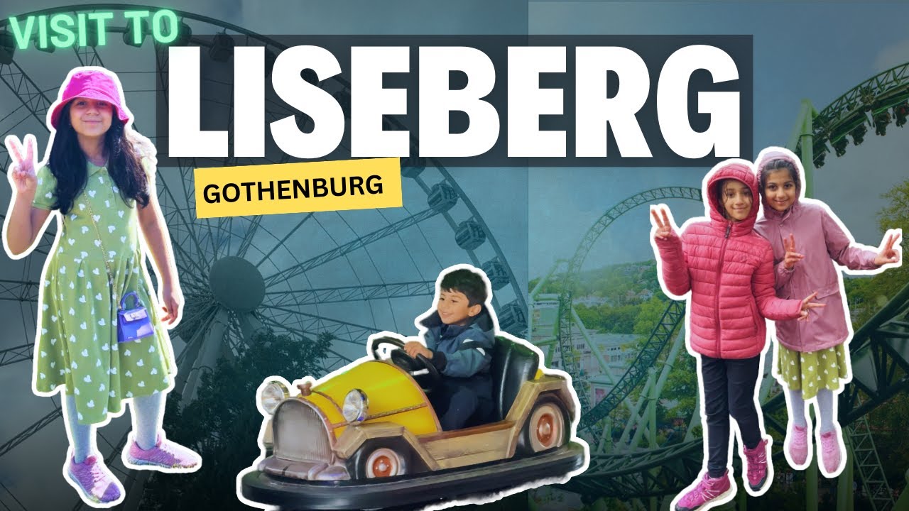 Visit to Liseberg Amusement Park in Gothenburg, Sweden | Nimrah & Zahroon | Fun Rides #liseberg #fun