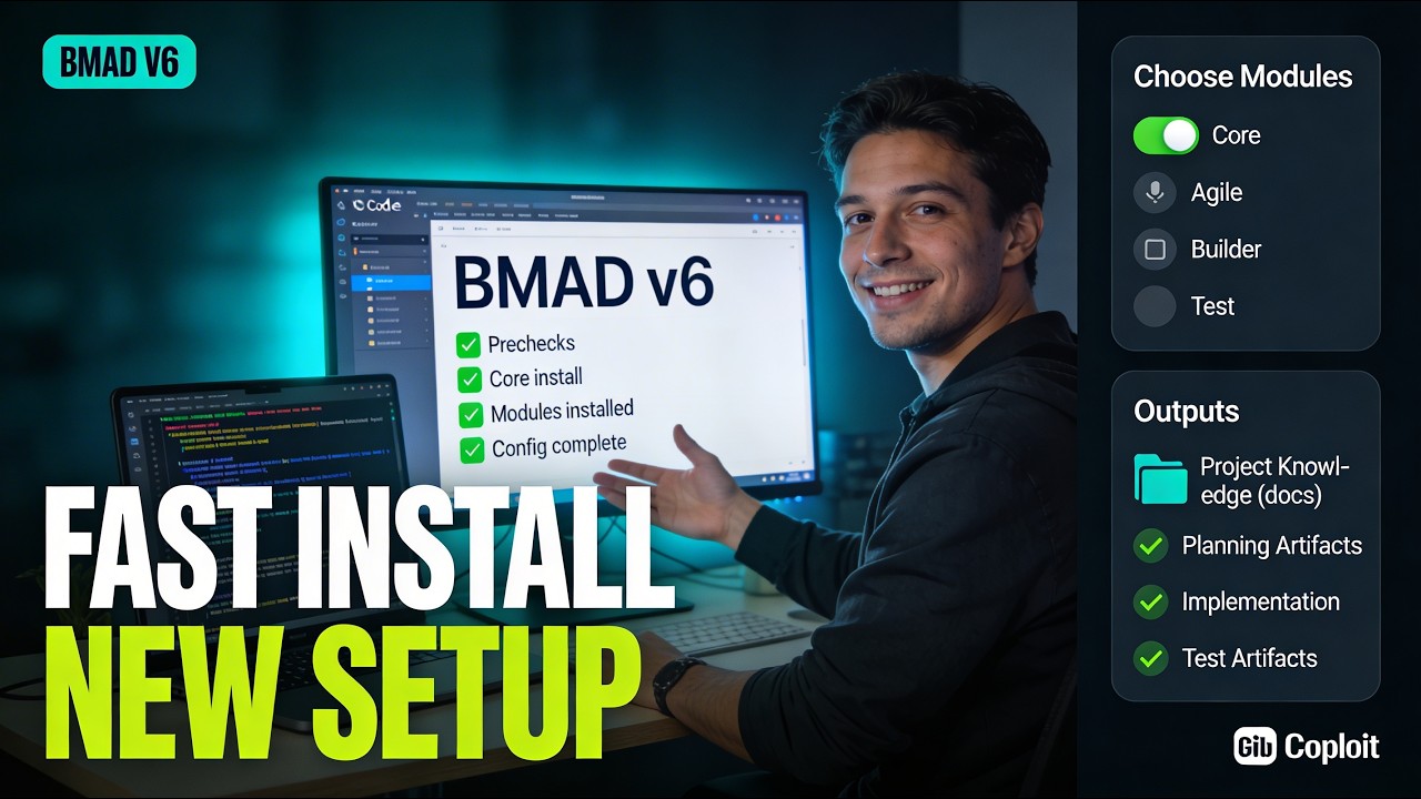 BMAD v6 Is Here: 10-Minute Install and Agent Tour (GitHub Copilot + VS Code)