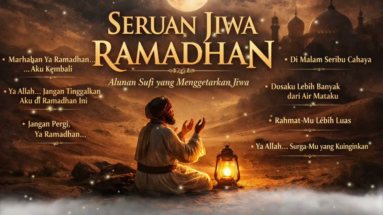 ALUNAN SUFI YANG MENGGETARKAN JIWA 🌅 AKU DATANG MEMBAWA DOSA… PULANG MEMINTA SURGA