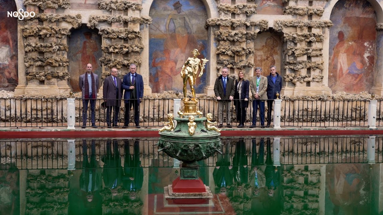 El estanque de Mercurio del Alcázar regresa a sus orígenes