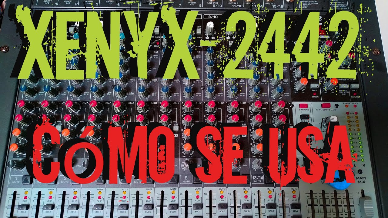 Как использовать Xenyx 2442