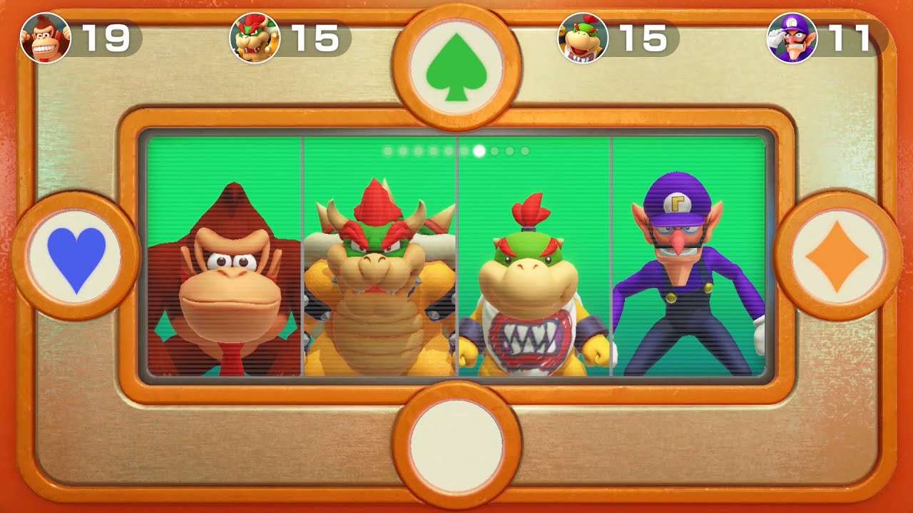 SUPER MARIO PARTY Minigames | Donkey Kong VS Waluigi VS Bowser VS Bowser Jr | Nintendo
