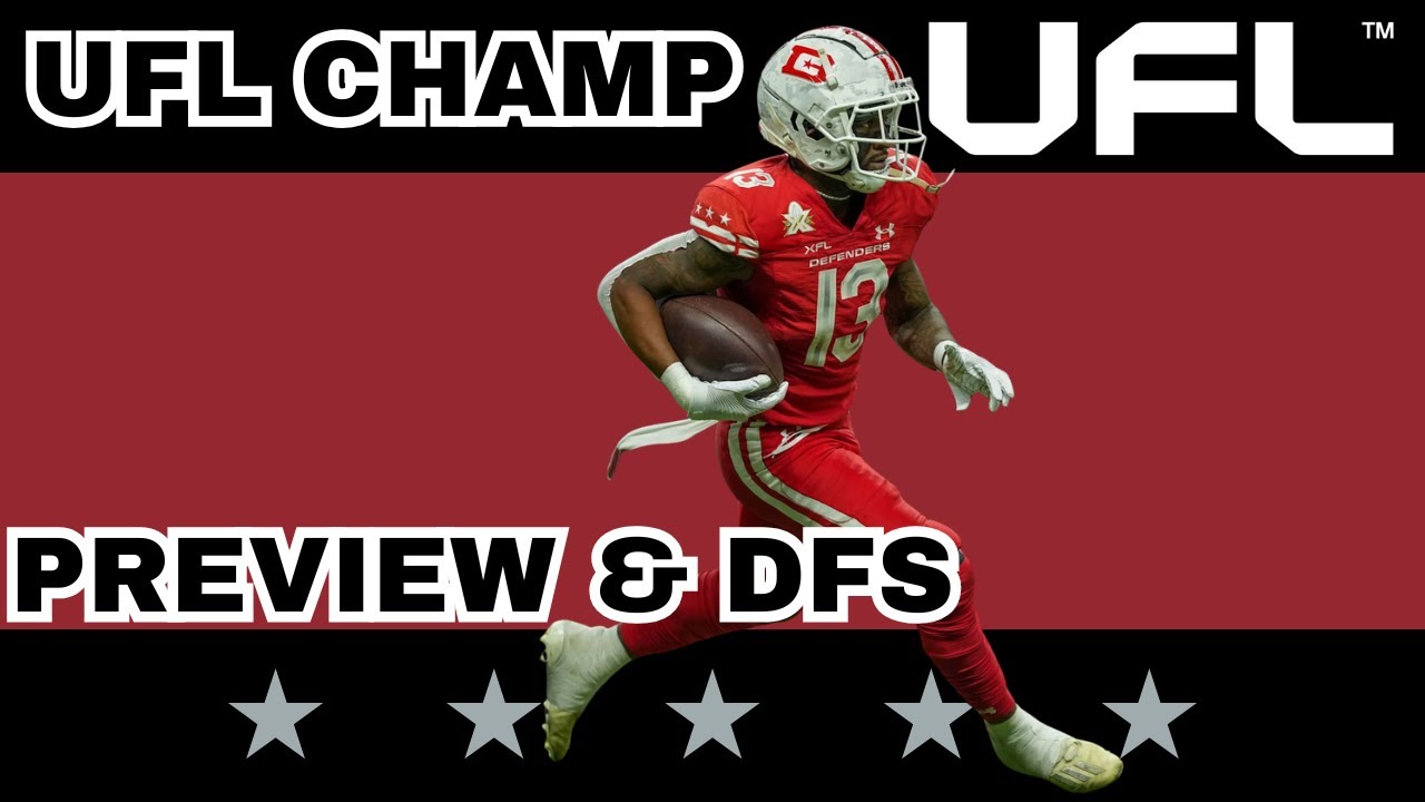 UFL CHAMPIONSHIP PICKS & DFS | The UFL Gambling Podcast