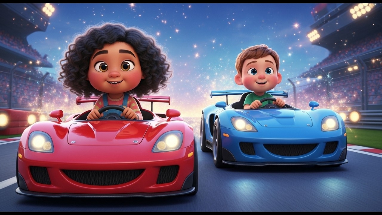 Kids Race Car Adventure 🚗 Color Cars & Dream Driving Fun for Children