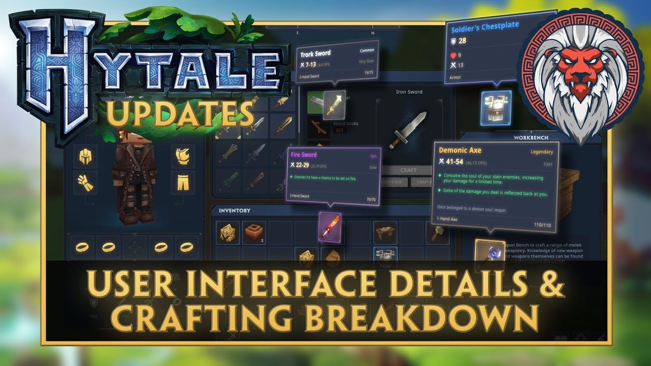 Hytale User Interface & Crafting System Breakdown | Hytale Update News