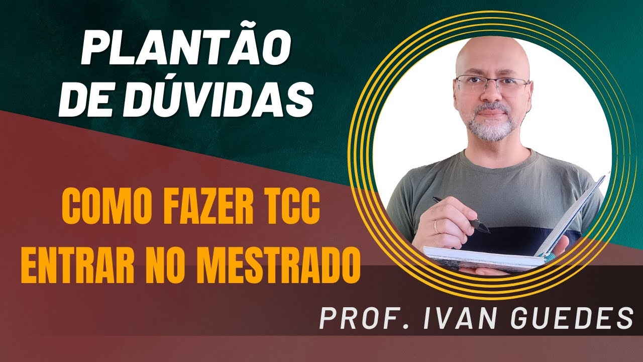 [🔴LIVE] 28/01/2026 - Como fazer um TCC - Como entrar no mestrado - Plantão de dúvidas 📱