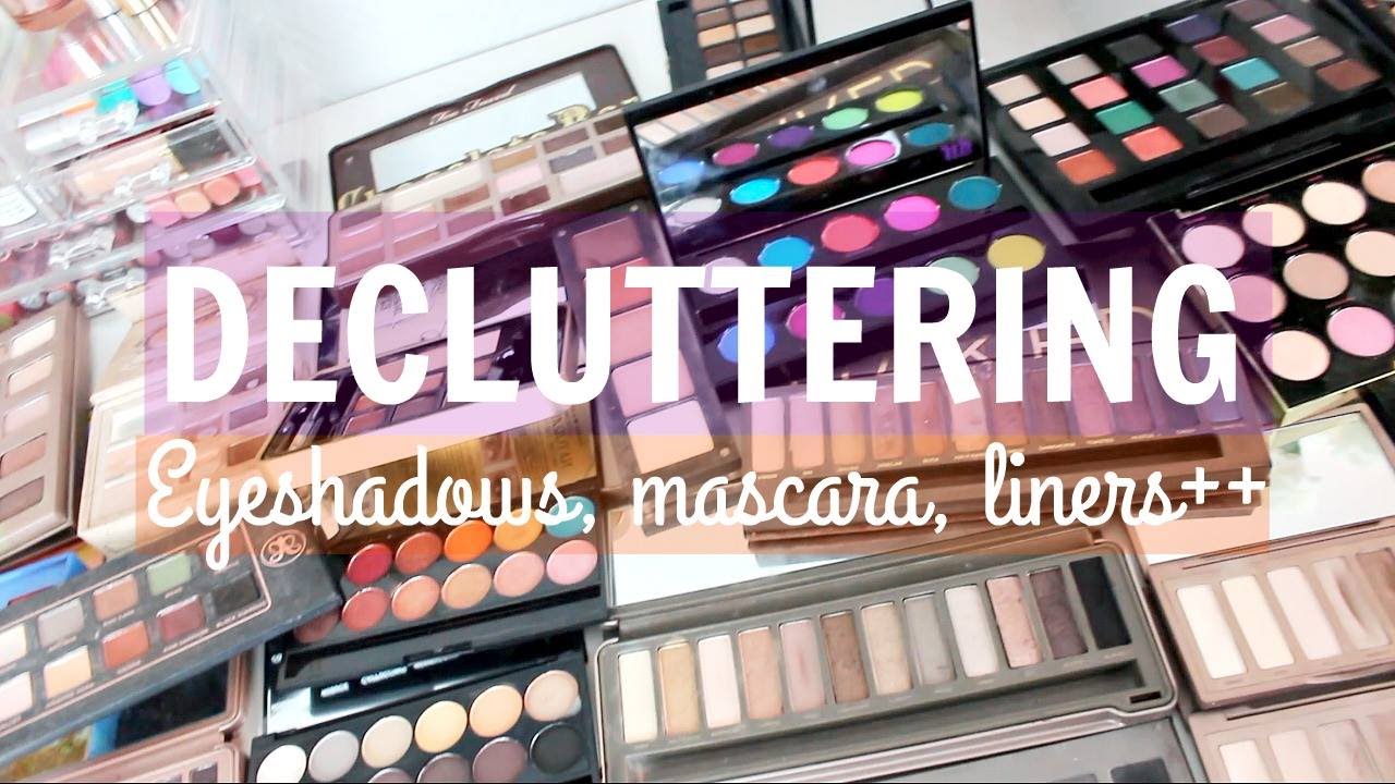 Makeup Collection CLEANOUT - Decluttering eyeshadows, mascaras ++