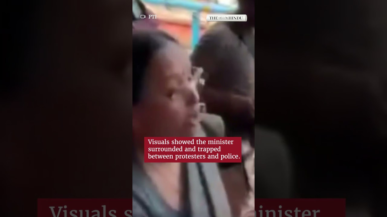 Kerala Health Minister Veena George injured during KSU protest in Kannur