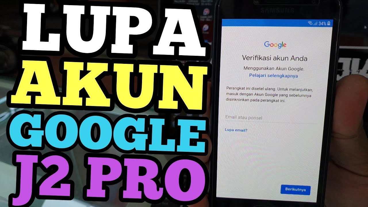 Lupa Akun Google Samsung J2 Pro (J520), Verifikasi akun Anda // Bypass Frp J2 Pro Tanpa PC