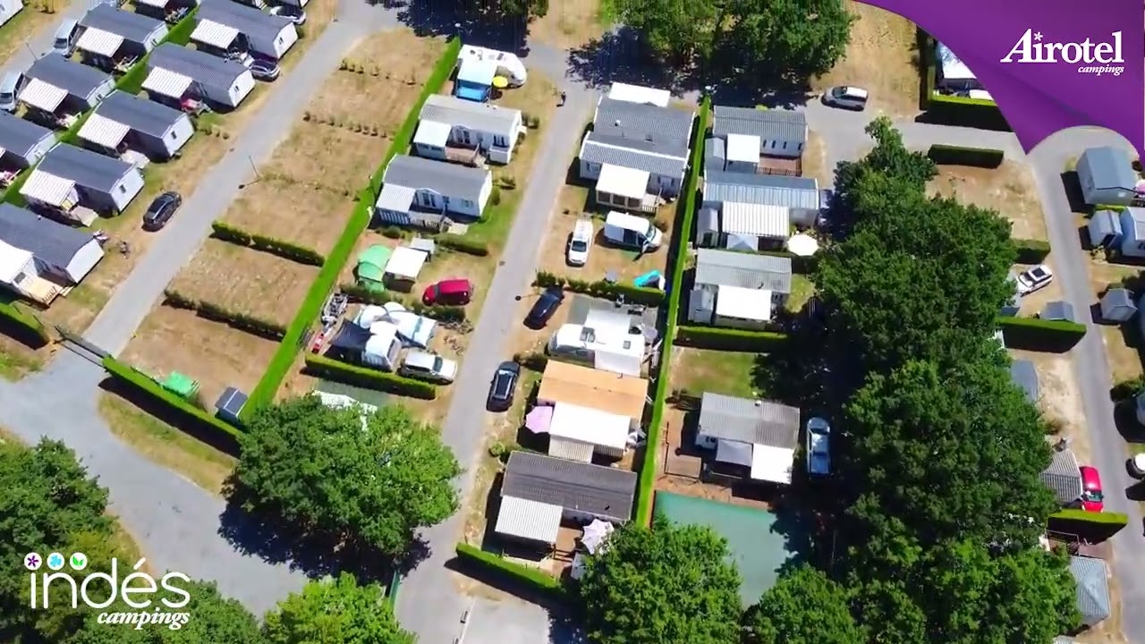 Vue du ciel ! Village Camping La Roseraie **** - La Baule