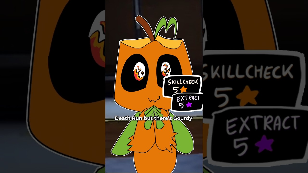 Death Run Gourdy Driving in My Car Dandy's World Animation #dandysworld#drivinginmycar#roblox#shorts