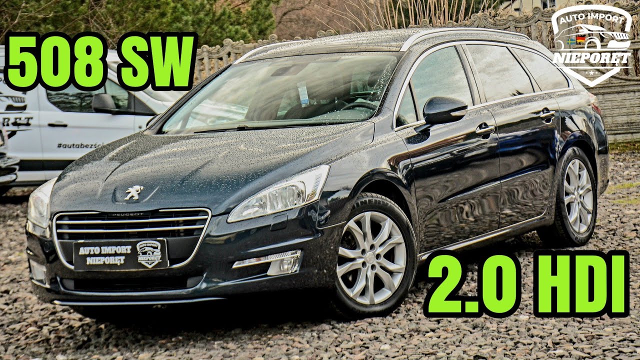 PEUGEOT 508 SW ✅️ 2.0 HDI 140KM ✅️ 2012 ✅️ 189000km ✅️ Import Szwecja 🇸🇪