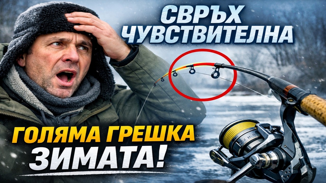 Твоята ТОП въдица е ВРАГ №1 през зимата? Ето защо не кълве!