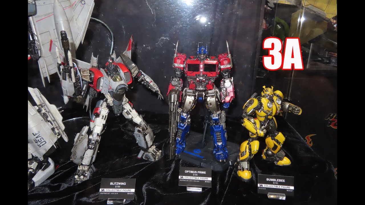 SDCC 2019 3A TRANSFORMERS OPTIMUS PRIME, BUMBLEBEE, & BLITZWING Figures!