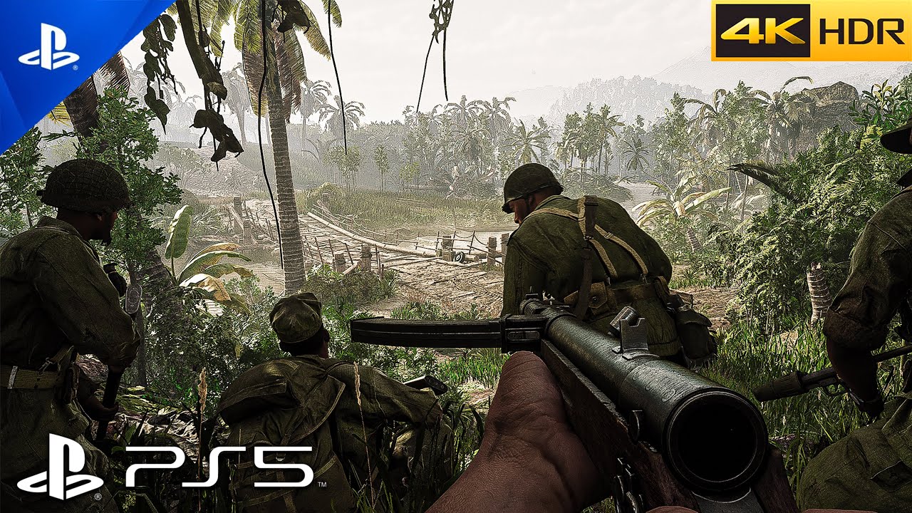 (PS5) THE PACIFIC WAR | Realistic ULTRA Graphics Gameplay [4K 60FPS HDR] Call of Duty