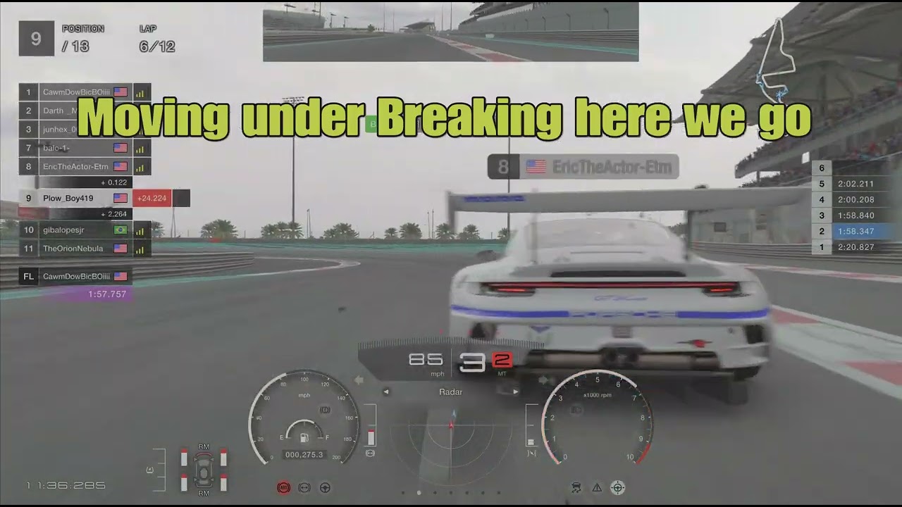 Penalty Madness, Gr3 First Race in the New Porsche let's Go