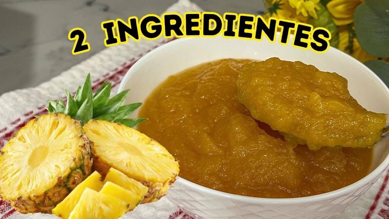 COMO HACER 🍍JALEA O MERMELADA DE PIÑA PARA PANADERIA CON 2 INGREDIENTES🍍