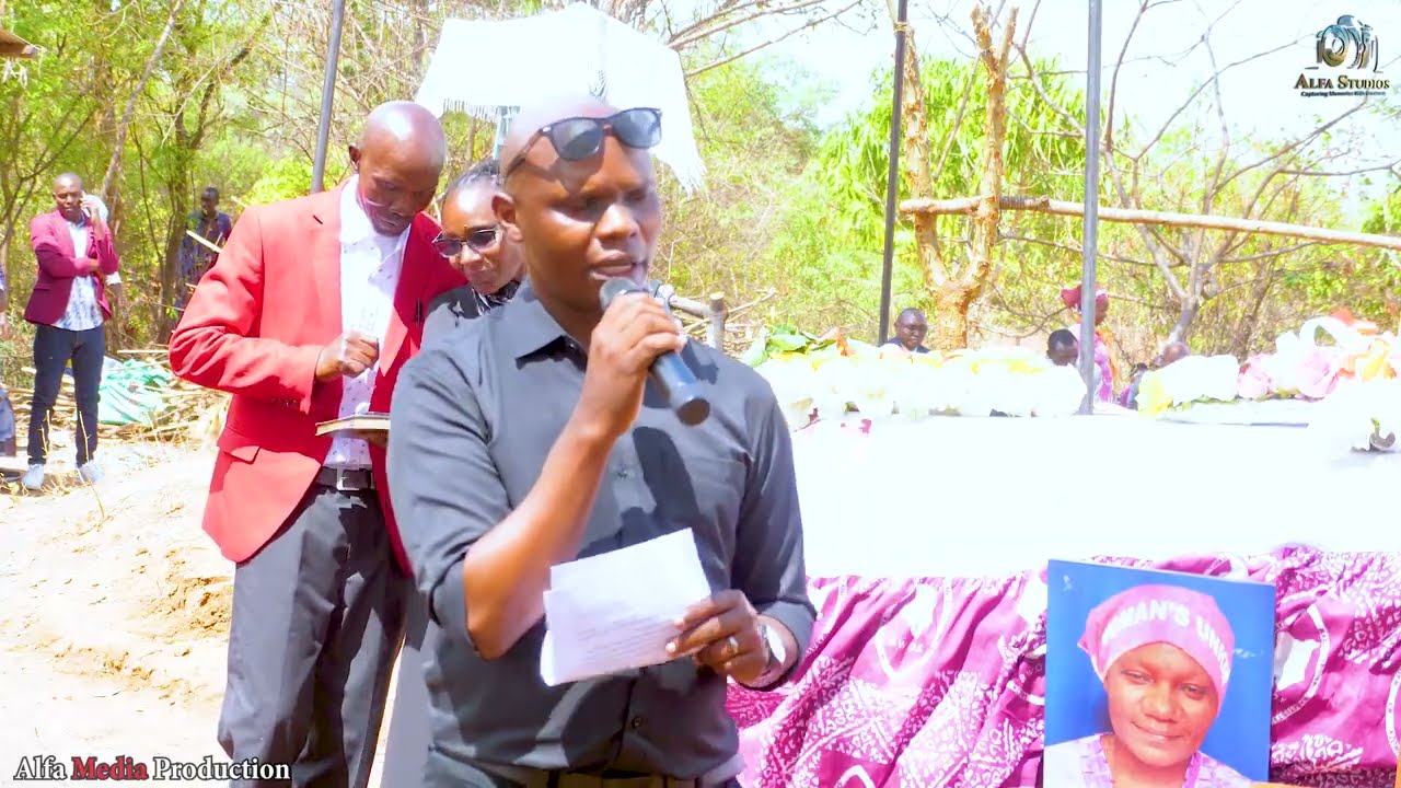 Son's Tribute to his mother Pastor Catherine Wambua during her burial