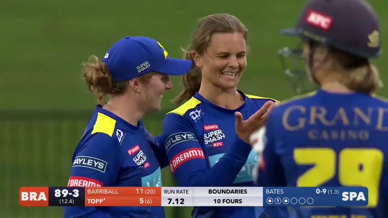 Bezuidenhout makes her mark! | Brave v Sparks | SHORT HIGHLIGHTS | Dream11 Super Smash | Seddon Park
