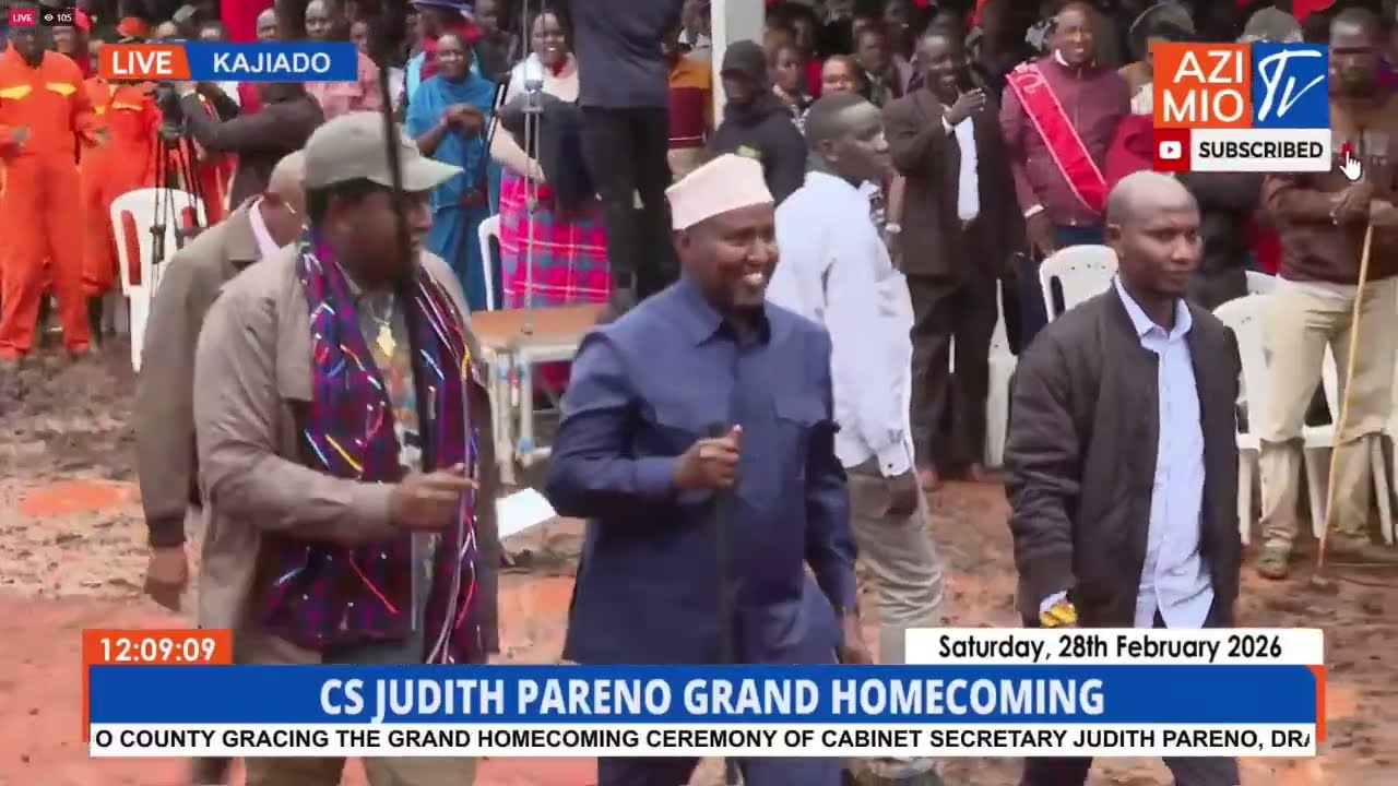 SEE HOW LEDAMA OLEKINA ALONGSIDE JUNET MUHAMED ARRIVED IN NAROK CS JUDITH PARENO HOMECOMING!