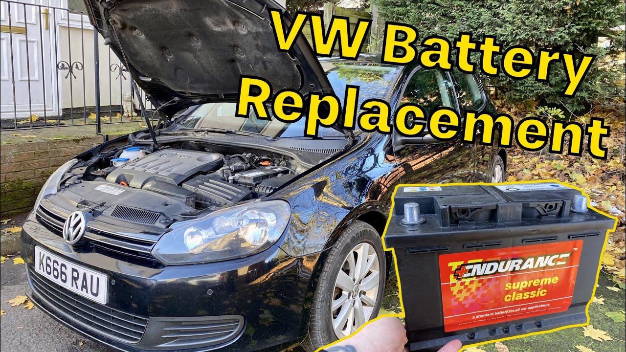VW Golf MK6 Battery Replacement / Volkswagen 2.0 TDI Battery Coding